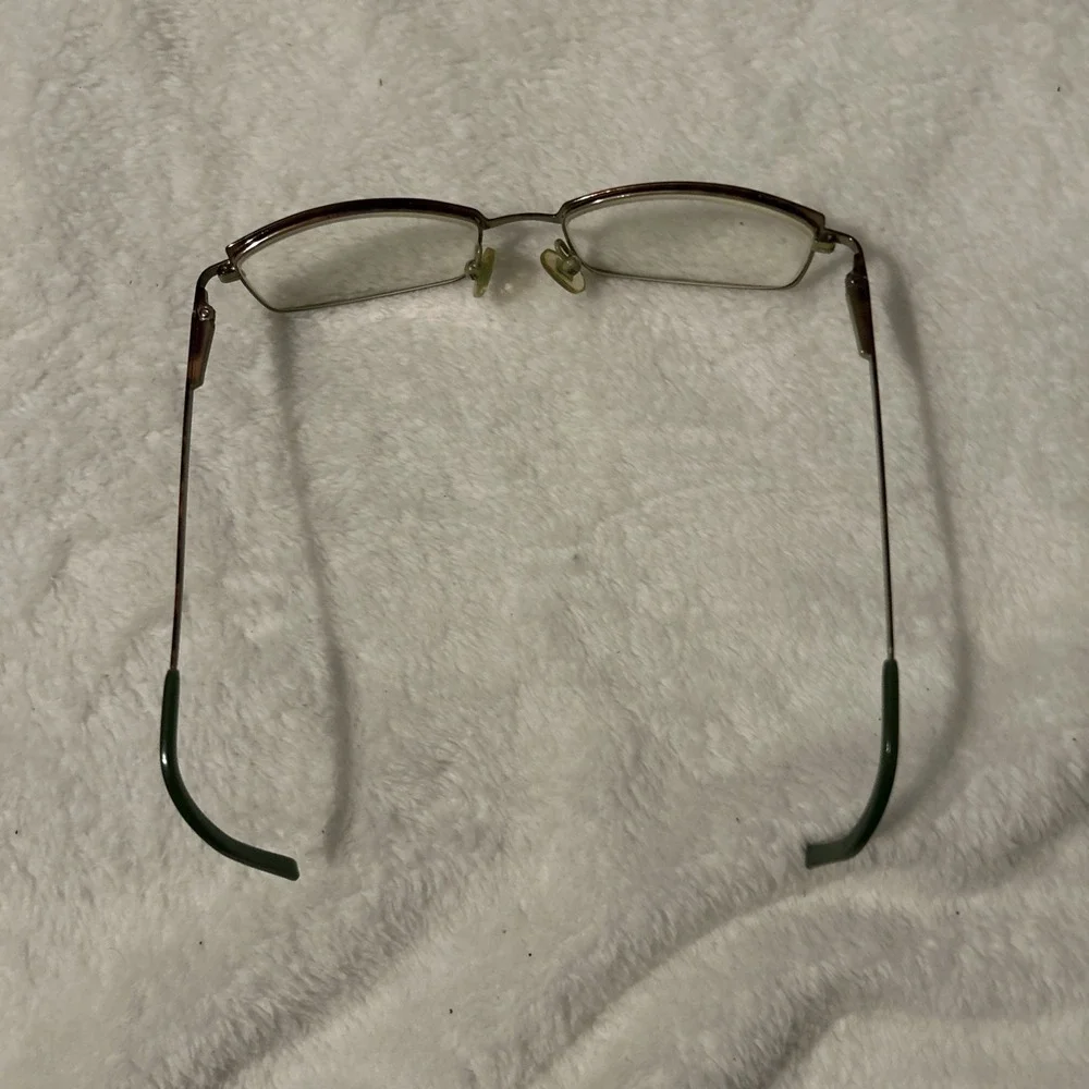 Kate Spade Coco UAC5 Eyeglasses Frames Women Brown Green Metal Made Italy
